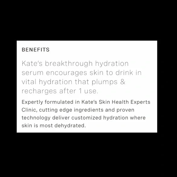 Kate Somerville Hydrakate Recharging Serum.